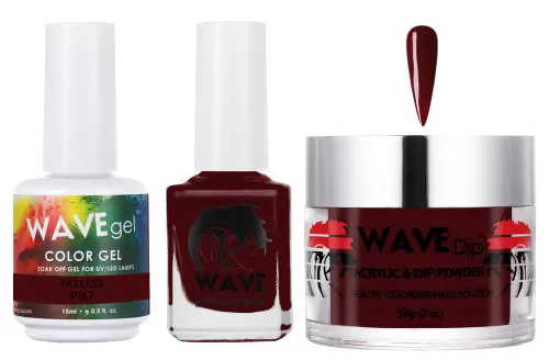 Vista 64 de WAVEGEL - Juego de gel de remojo, laca de uñas y polvo acrílico a juego - Colección Simplicity - #P109 Blizzard