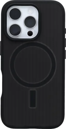 Vista 14 de OtterBox - Funda Symmetry Series Soft Touch con MagSafe para iPhone 16 - Echo oscuro 3X Military Drop Protection - Slim - Pocket-Friendly - Raised