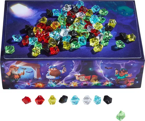 Vista 6 de HABA Hammer Time: A Fun Kids Treasure Hunt - Juego de mesa para fiestas familiares con gemas y estrategia para mayores de 5 años
