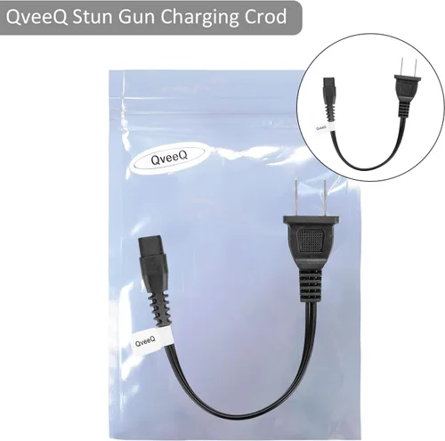 Vista 5 de Cable cargador para pistola aturdidora compatible con VTS-979 – 53, VTS-195, VTS-T01; Police 305, Police 519, Police 928-58; Avenger, Guard Dog