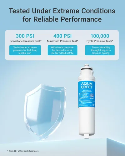 Vista 6 de AQUA CREST DW2042FR-09 Filtro de agua para refrigerador, repuesto para Daewoo DW2042FR, Kenmore 46-9130, DW2042FR-09, Aqua Crystal DW2042F-09