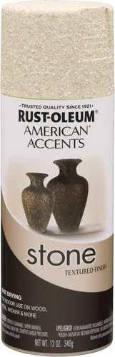 Vista 7 de Rust-Oleum 7992830 Stone Creations - Pintura en aerosol, 12 onzas, piedra gris Gris (Gray Stone)