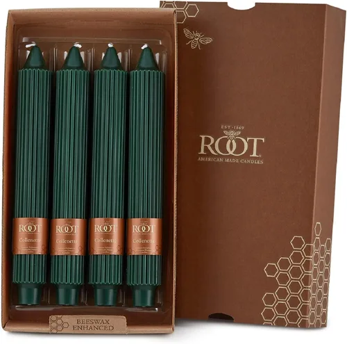 Vista 10 de Root Unscented Smooth Collenette Candles, Willow, 5", 8-Count Sauce