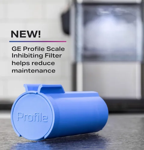Vista 2 de GE Profile - Filtro inhibidor de sarro, filtro de agua de repuesto para máquina de hielo Opal Nugget, limpia y filtra el agua para hielo fresco