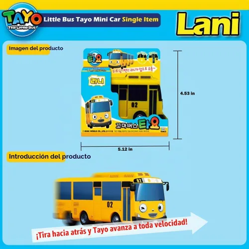 Vista 3 de The Little Bus Tayo Friends- juguete