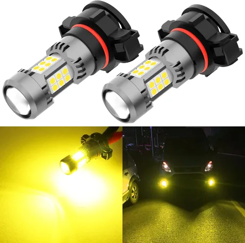 Vista 11 de Phinlion Bombillas LED antiniebla H10, 3200 lúmenes color azul hielo, súper brillantes PY20D 9145, focos antiniebla de repuesto para coches