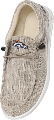 Vista 125 de FOCO Men's NFL Team Logo Lightweight Loafers Lace Up Cotton Knit Shoes