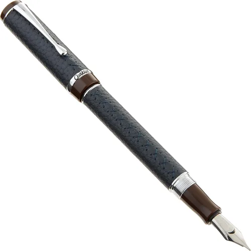 Vista 20 de Conklin Duragraph - Pluma estilográfica ámbar, punta media de oro macizo de 14 quilates, elegante herramienta de escritura con acabado ámbar cálido