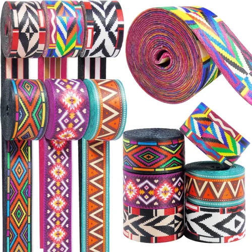 Vista 16 de 6 Rollos Cinturón de Nylon de 1.5 Pulgadas con Flecha Correas de Nylon Correas para Bolso Correas para Mochila Cinturón de Nylon para Cinturón
