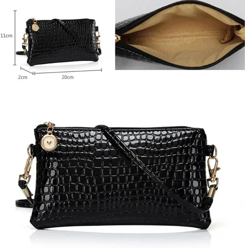 Vista 7 de Bolsa de Mano con Cremallera para Mujer, Bolso Cruzado, Bolso de Hombro, Cartera
