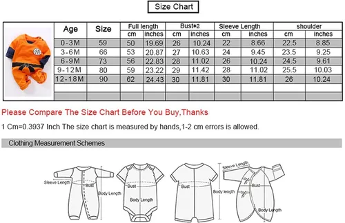 Vista 7 de RELABTABY Lindo traje de mameluco de manga larga para bebés y niñas