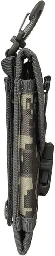 Vista 5 de AGOZ Funda para calculadora de construcción, soporte protector duro, funda de transporte para calculadora con dos bolsas de cintura Molle y clip