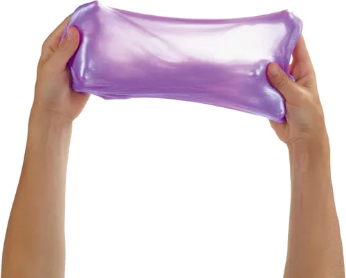 Vista 6 de Play-Doh Slime Super Stretch - Paquete de 2 unidades para niños de 3 años en adelante, morado y azul