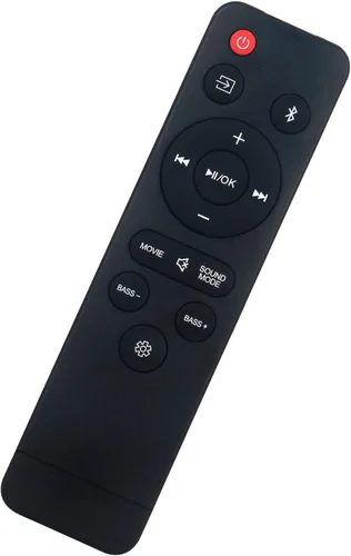 Vista 2 de Mando a distancia de repuesto aplicable para barra de sonido ONN 100043839 Sistema de altavoces