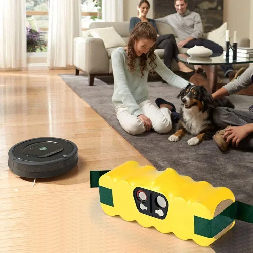 Vista 7 de BAKTH Reemplazo de batería Irobot de 14.4V para Roomba: 4500mAh NI-MH Batería para Robot Roomba R3 500 600 700 800 900 Series 500 510 531 535 540