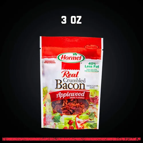 Vista 7 de HORMEL Bacon Toppings - Tocino desmenuzado de madera de manzana, 3 onzas (paquete de 8)