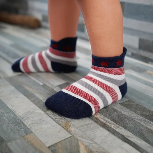 Vista 8 de RATIVE Calcetines antideslizantes con puños para bebés, niños y niñas