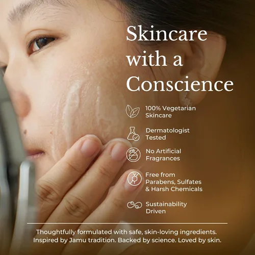 Vista 6 de JUARA Radiance Enzyme Scrub - Exfoliante facial con enzimas de manzana y cuentas de bambú - Exfoliante facial iluminador minimiza los poros