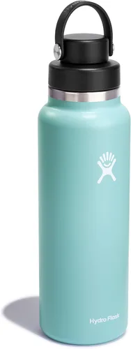 Vista 3 de Hydro Flask Botella de agua – Acero inoxidable aislado – Tapa de boca ancha para chug, antiderrames, a prueba de fugas en rocío de 40 onzas Dew