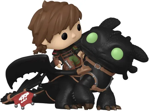 Vista 2 de Funko POP! Rides Deluxe: How to Train Your Dragon - Hiccup with Toothless