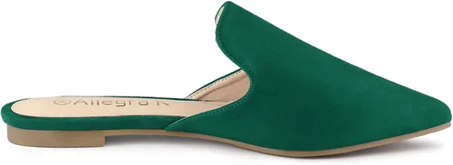 Vista 6 de Allegra K Sandalias planas con punta puntiaguda para mujer