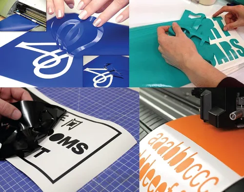 Vista 3 de Calcomanía de vinilo personalizada, diseño personalizado de tu propio nombre, frase inicial o cita (20 fuentes, 20 colores) para laptop, calcomanía