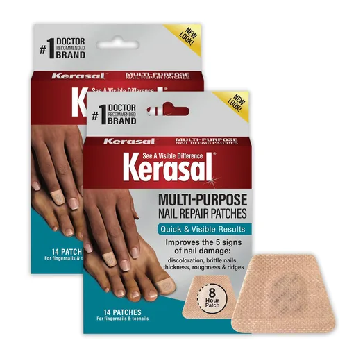 Vista 13 de Kerasal - Tratamiento reparador de uñas multiusos, solución para uñas descoloridas y dañadas, 0.43 fl oz