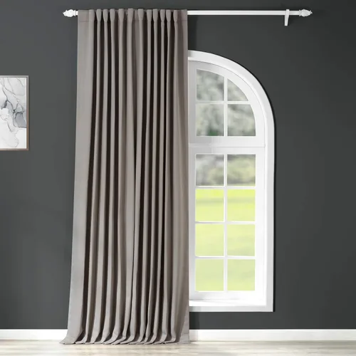 Vista 12 de HPD Half Price Drapes Cortinas extra anchas de oscurecimiento de habitación para dormitorio y sala de estar, 100 x 84 (1 panel), BOCH-120601-84-DW