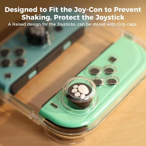 Vista 4 de IINE Mini Storage Case for Joy-con, Portable Dust-Proof Protective Box Compatible with Nintendo SwitchOLED Joy-Con, Joy-con Travel Case with