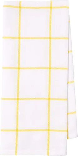Vista 4 de KAF Home - Juego de trapos de cocina, diseño de limones (4 unidades, 100 % algodón, 46 x 71 cm)