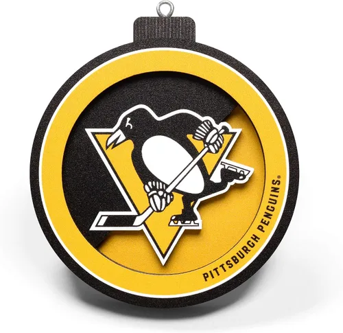 Vista 8 de YouTheFan Adorno de la serie de logotipo en 3D de la NHL