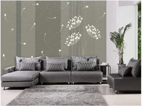 Vista 22 de Mural de pegatina removible para decorar el hogar Bonito árbol de cerezo en flor