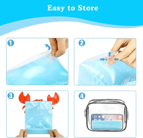 Vista 5 de HeySplash Brazaletes inflables para niños (de 3 a 6 años), mangas flotantes para brazo de piscina, tubo flotante, alas de agua, para natación, hasta