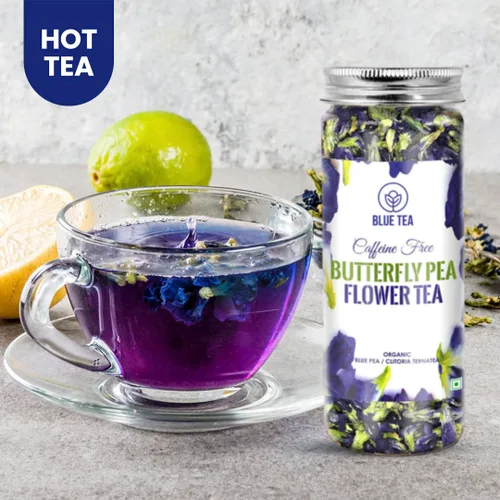 Vista 4 de BLUE TEA - Combo de té de hierbas - Té de rosas (0.88 onzas) + té de flor de guisante mariposa (0.88 onzas) + té de hibisco (1.76 onzas)
