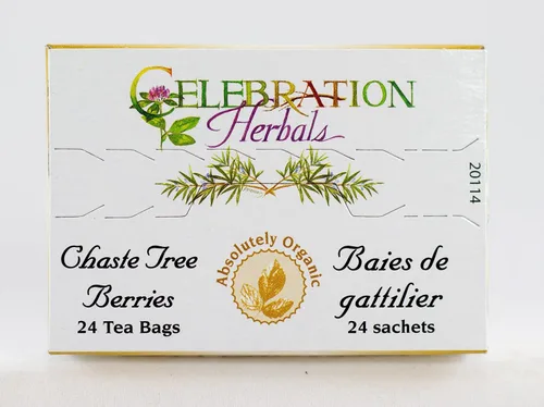 Vista 7 de Celebration Herbals Té orgánico de bayas de árbol casto, 24 bolsas