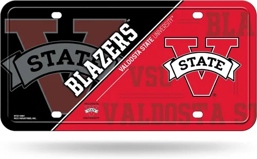 Vista 8 de NCAA etiqueta de metal para auto, negro