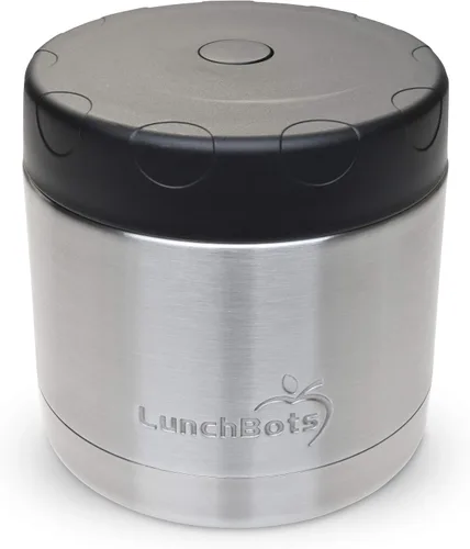 Vista 10 de LunchBots Termo térmico de acero inoxidable de 12 onzas de boca ancha – Termo aislado con tapa ventilada – Mantiene la comida caliente o fría