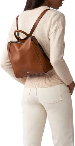Vista 7 de Fossil Parker - Mochila convertible de cuero para mujer