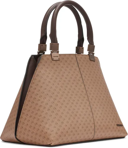 Vista 5 de Calvin Klein Bolso geométrico de granito, CaquiMarrónJava
