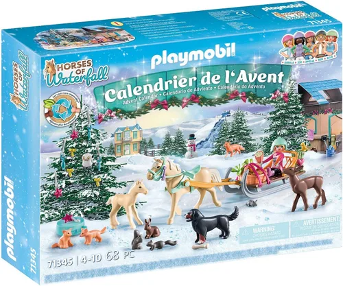 Vista 2 de Playmobil Calendario de Adviento - Paseo en trineo navideño