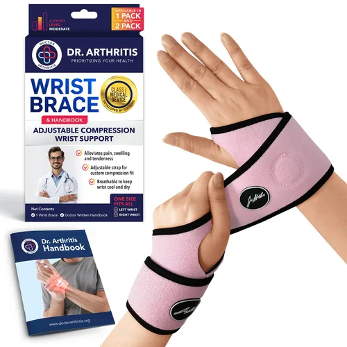 Vista 12 de Muñequera desarrollada por doctor, envolturas de muñeca para artritis del túnel carpiano, tendinitis, soporte de mano, ideal para fitness