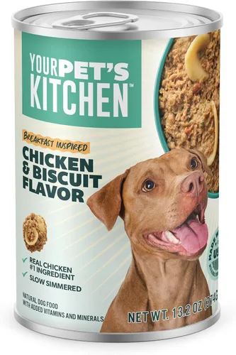 Vista 11 de YOUR PET'S KITCHEN - Mocasines de carne de res, verduras y cebada, 13.2 onzas (paquete de 6)