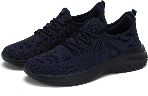 Vista 7 de LCGJR Zapatos de senderismo para hombre, ultraligeros, informales, sin cordones, para entrenamiento, tenis para hombre, malla transpirable, cómoda