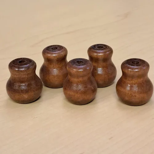 Vista 4 de Borla de madera (alabastro, forma de jarrón)