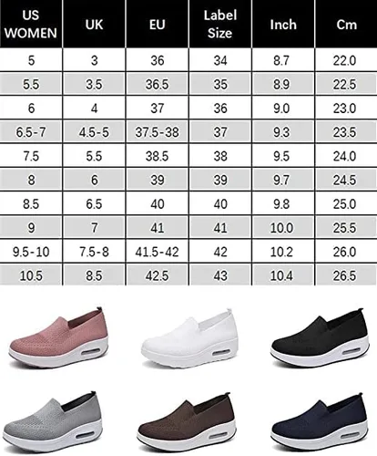 Vista 2 de Tenis ortopédicos para mujer, los mejores tenis ortopédicos de malla para mujer, cómodos y casuales a la moda (9, blanco)