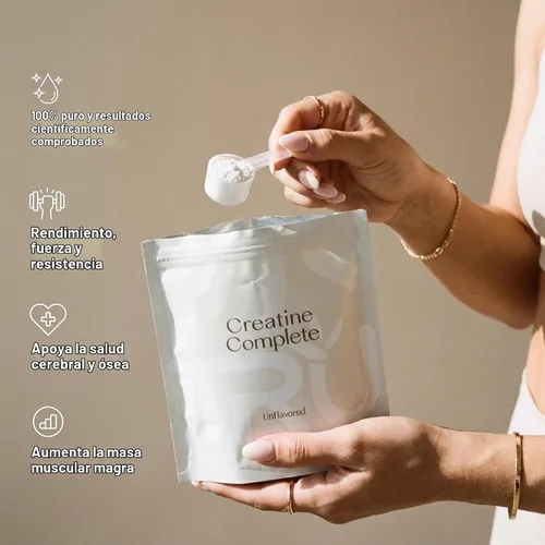 Vista 4 de TRU Supplements Creatina Creatina patentada 100% pura Aumenta la fuerza y aumenta la resistencia Construye músculo magro con cero retención