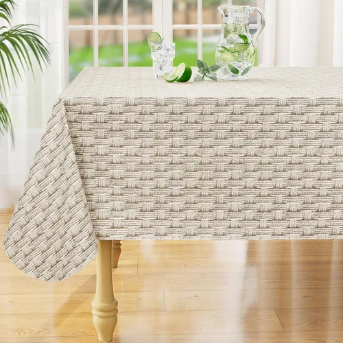 Vista 12 de misaya Mantel rectangular de vinilo impermeable, mantel lavable con reverso de franela, mantel de plástico para cena, picnic, interior y exterior