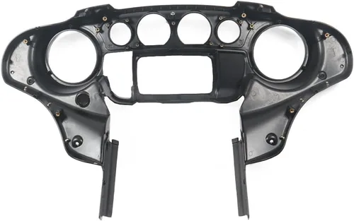Vista 8 de Carenado interior de murciélago delantero negro brillante para Harley Davidson 2014 2023 Touring Electra Glide Street Glide 15 16 17 18 19 20 21 22