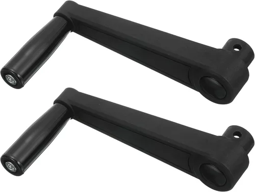 Vista 7 de uxcell 2 piezas de mango giratorio de 0.315 x 3.346 in (diámetro x L), mango de manivela de torno universal de repuesto para máquina de molienda