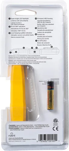 Vista 4 de Sperry Instruments VD6509 - Detector ajustable sin contacto con linterna, listado cETLus, 1, 5 almejas/probador de voltaje maestro, amarillo